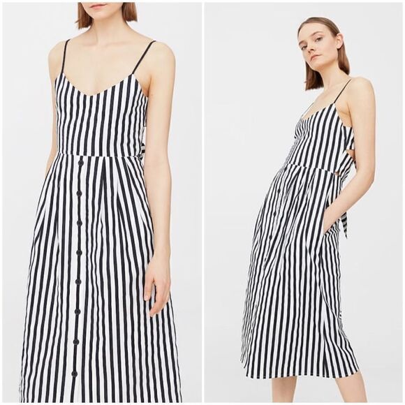 Mango striped cotton dress - Picture 2 of 7